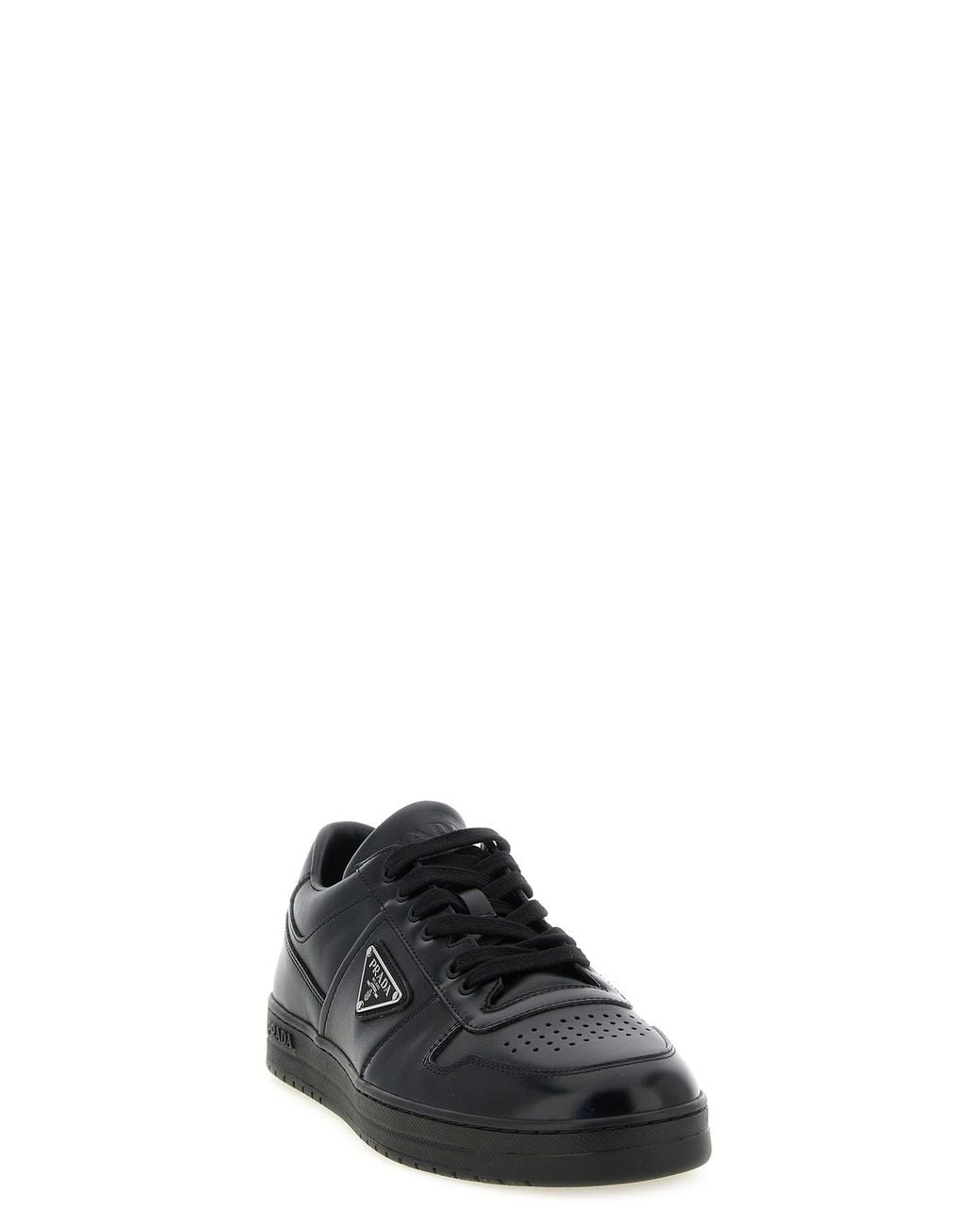 Prada Black And 'Downtown' Sneaker for men