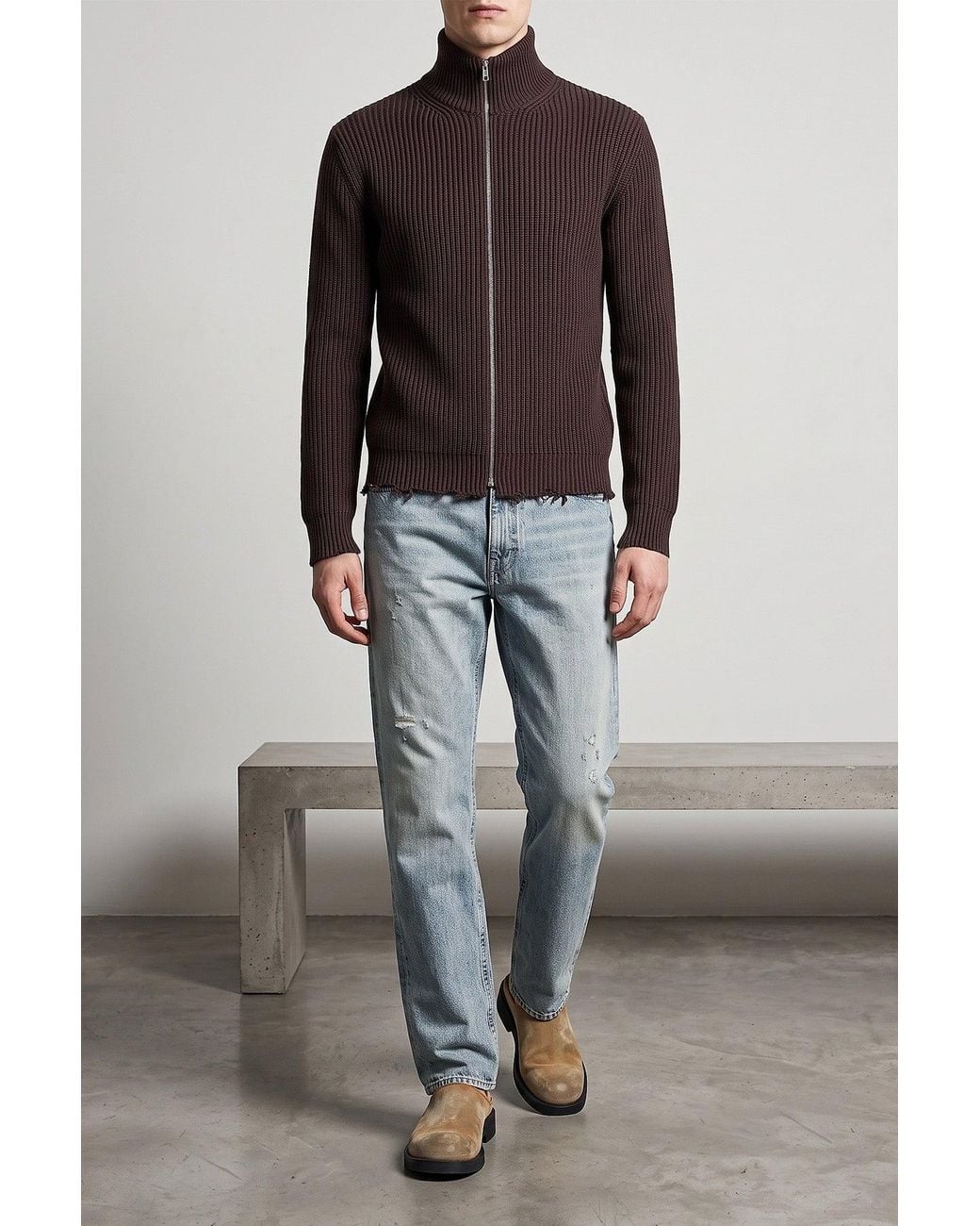 MM6 by Maison Margiela Blue 'Numeric Signature Mm6' Jeans for men