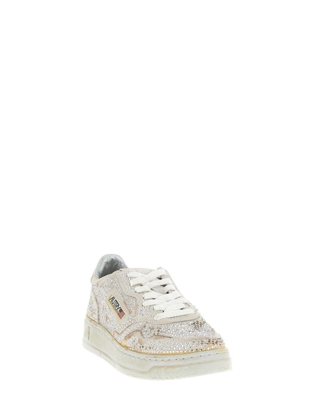 Autry White 'Medalist Capsule Bloom' Sneaker