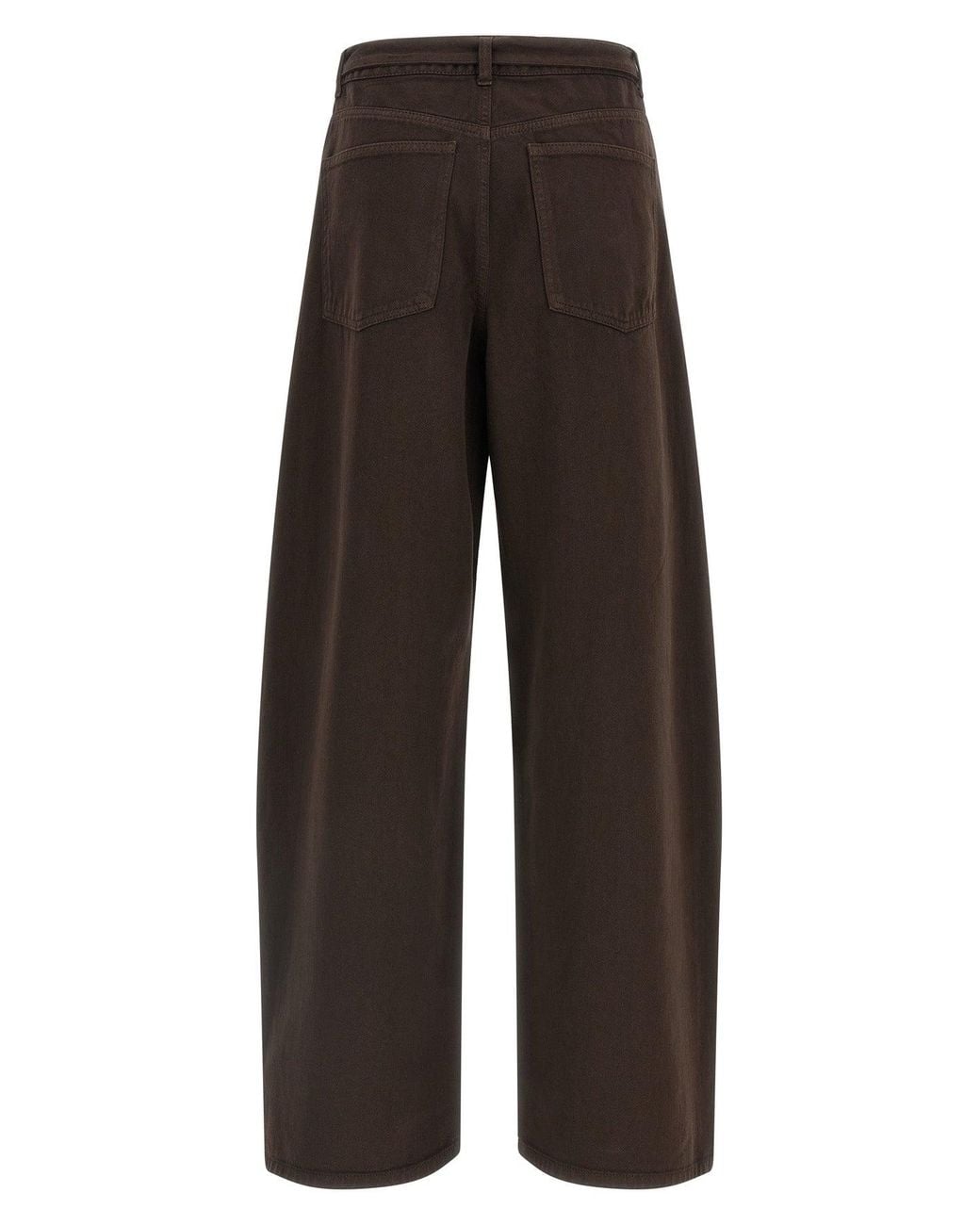 Twinset Brown High-Waisted Jeans