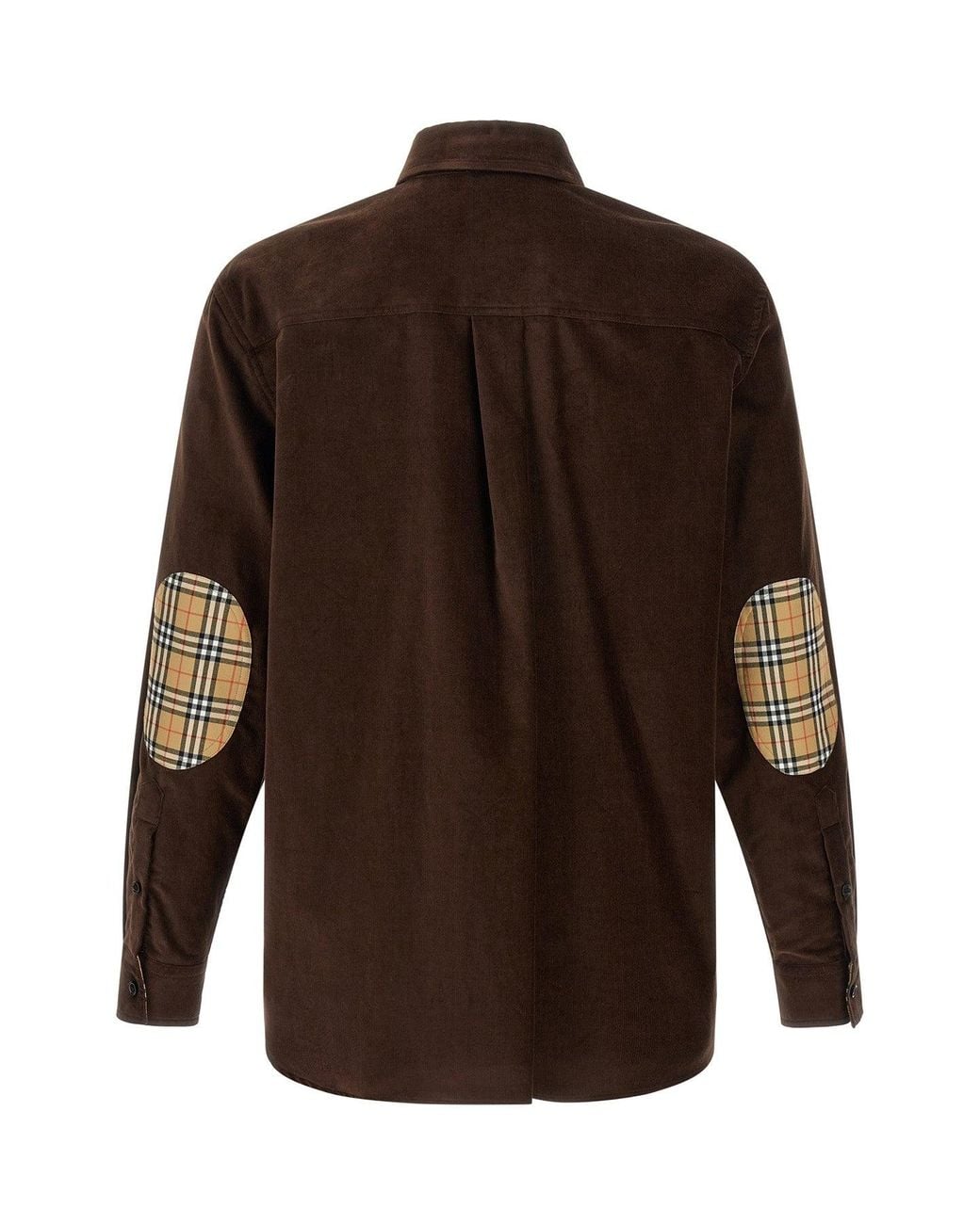 Burberry Brown Cadoc Corduroy Shirt for men