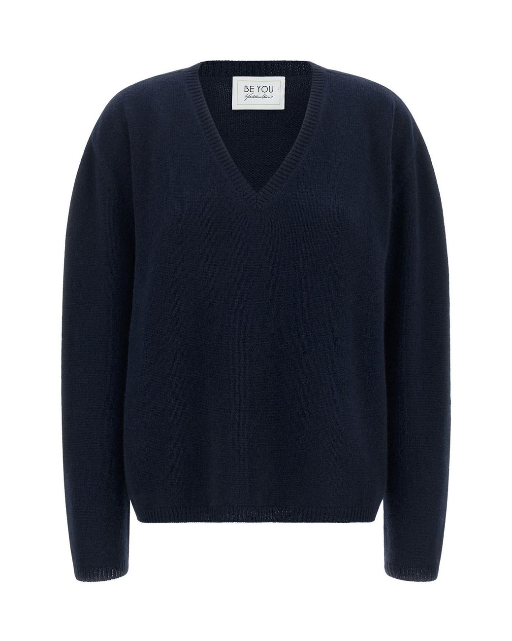Be You Blue V-neck Sweater