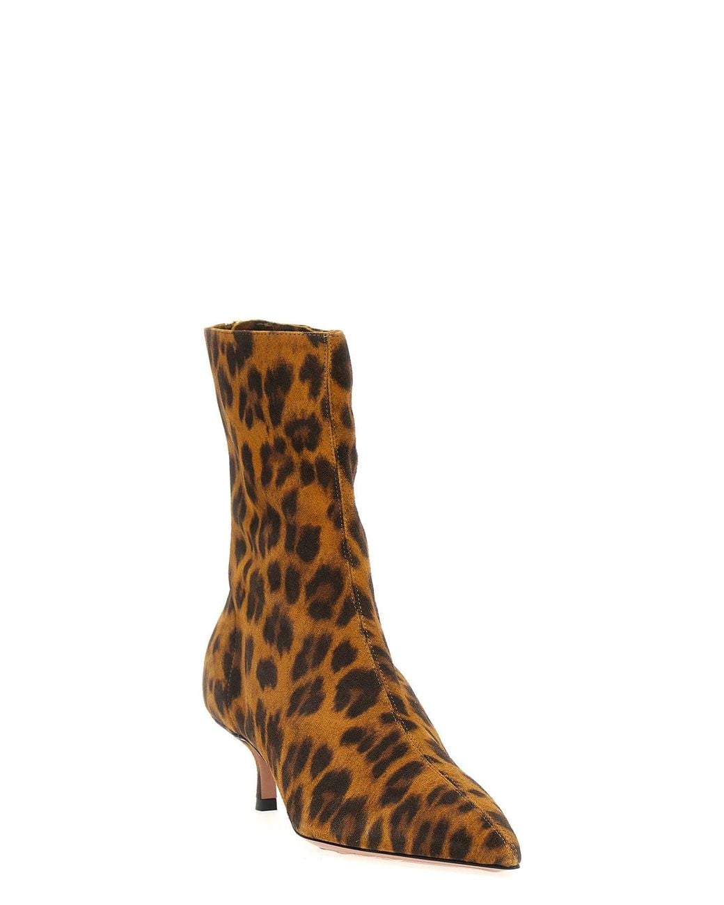 Aquazzura Brown Ankle Boots 'Montmartre Bootie 50'