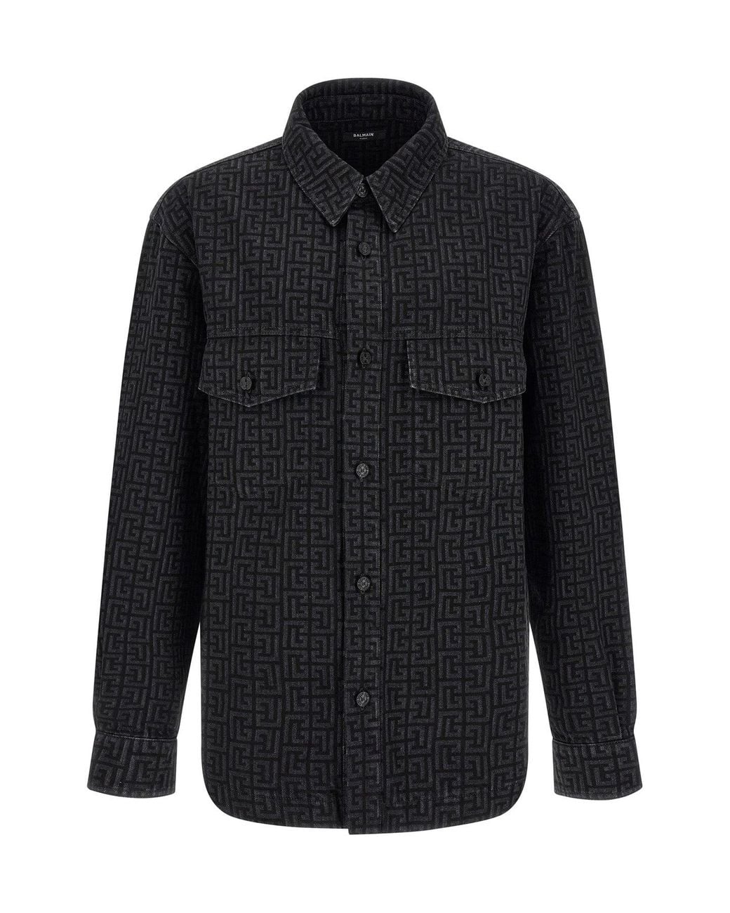 Balmain Black Overshirt for men