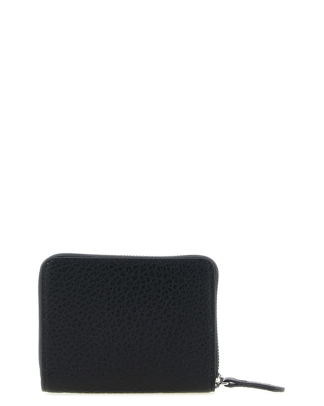 Maison Margiela Black 'four Stitches' Small Wallet for men
