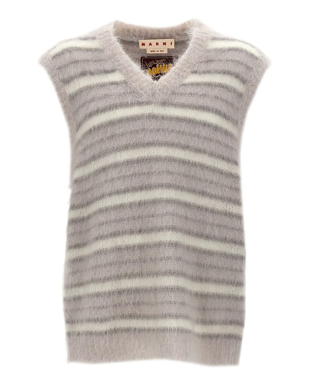 Marni Gray 'Fuzzy Wuzzy' Vest for men