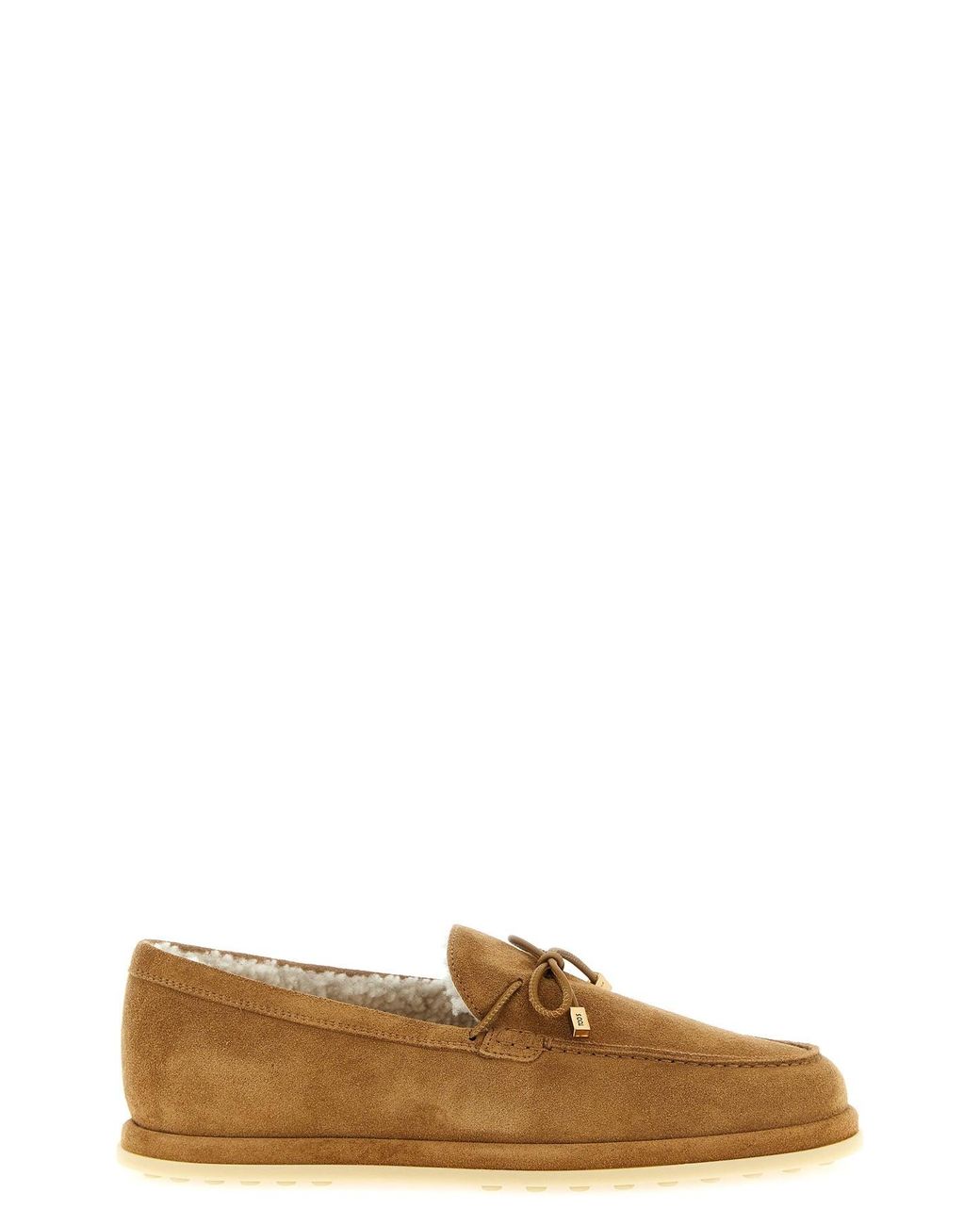 Tod's Brown Loafer Tie Detail