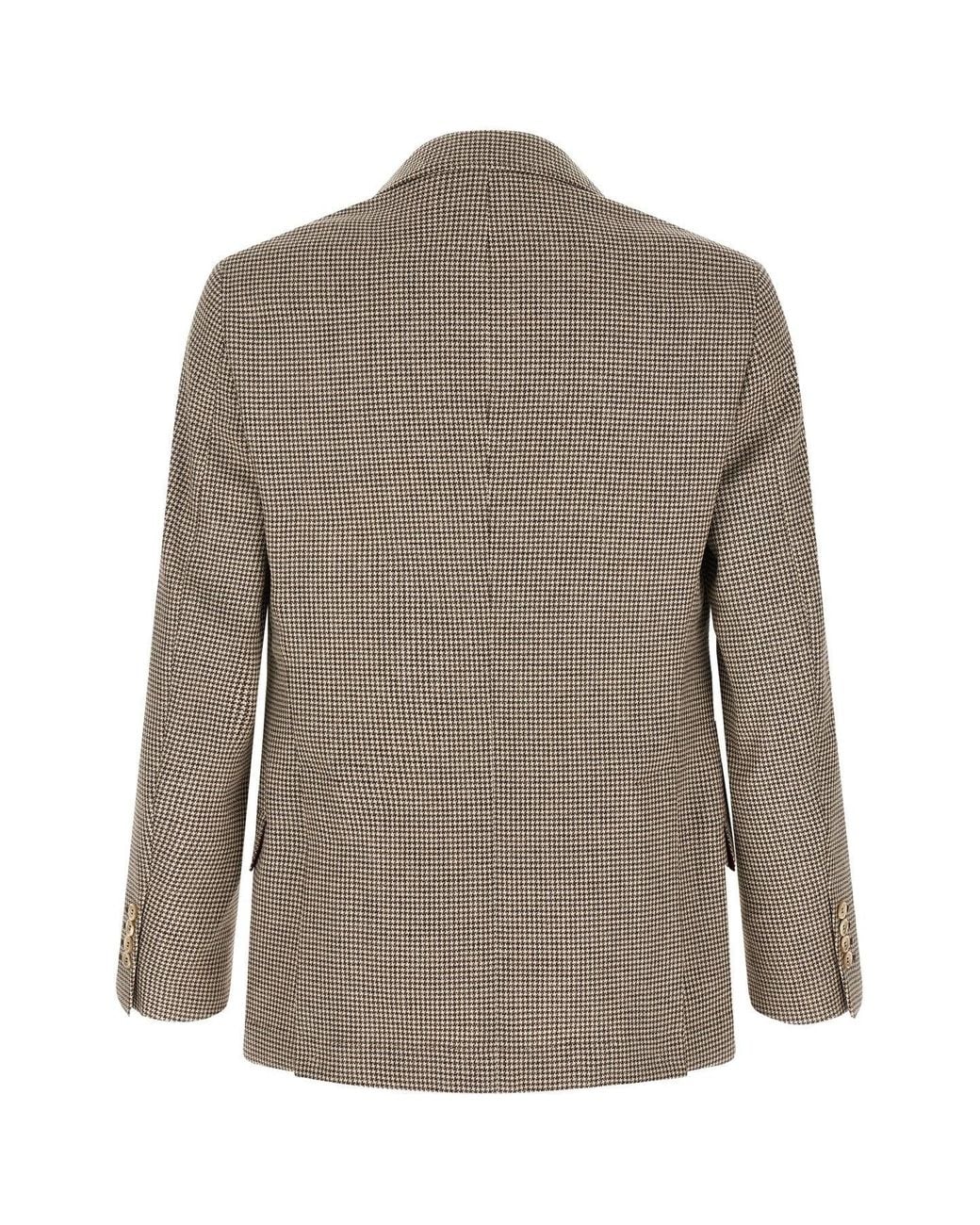 Brunello Cucinelli Brown The 'Cavallo' Blazer for men