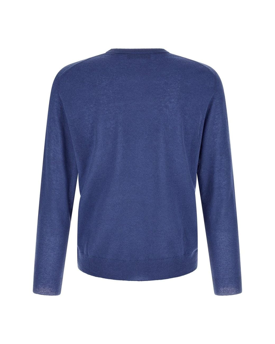Zanone Blue Crewneck Sweater for men