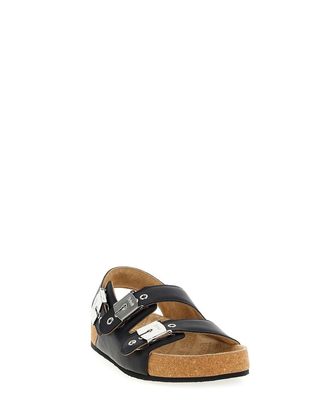 Balenciaga Black Sandal 'Scholl Flat' for men