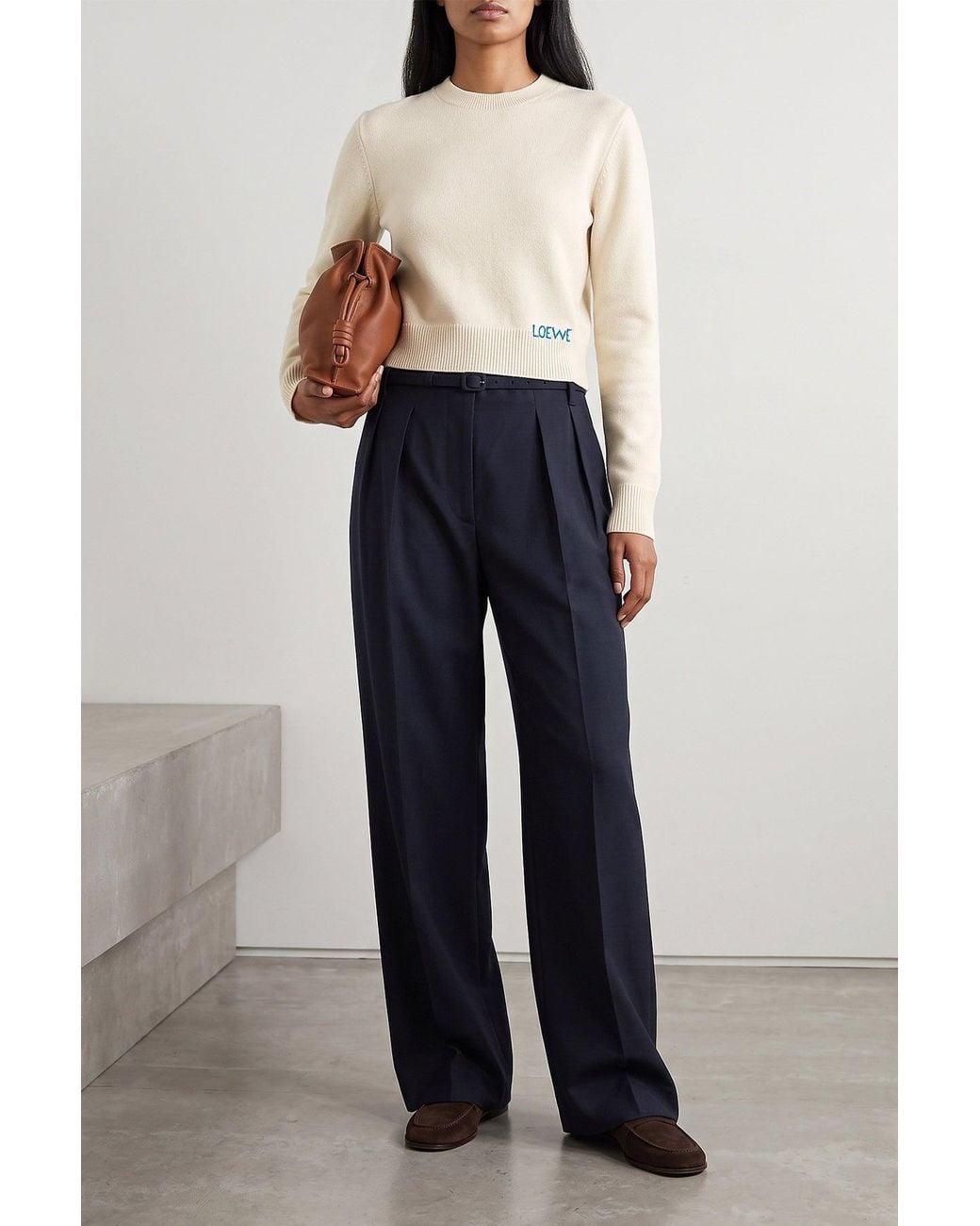 Loewe Natural Logo Embroidery Sweater