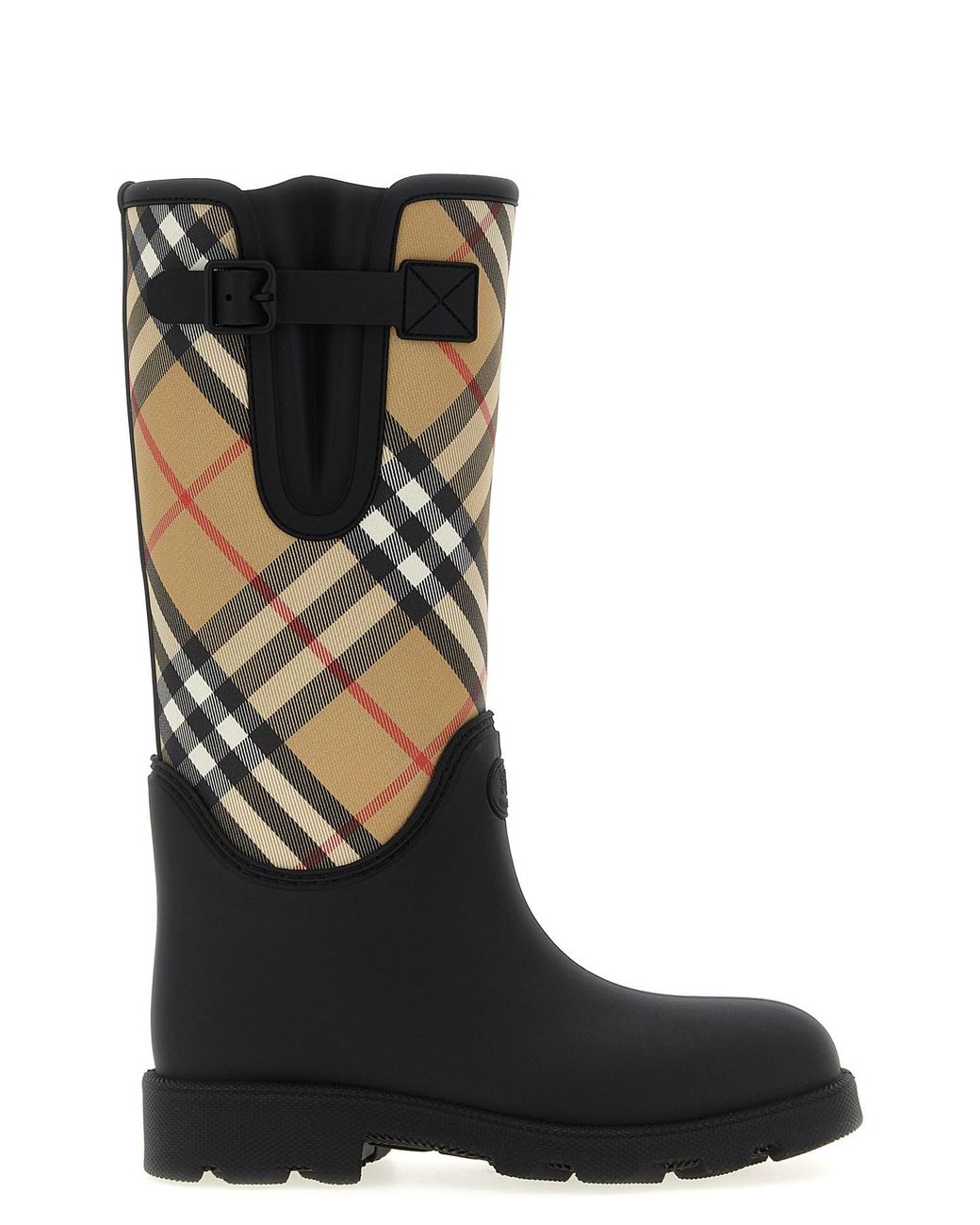Burberry Black Marsh Stamp Boots