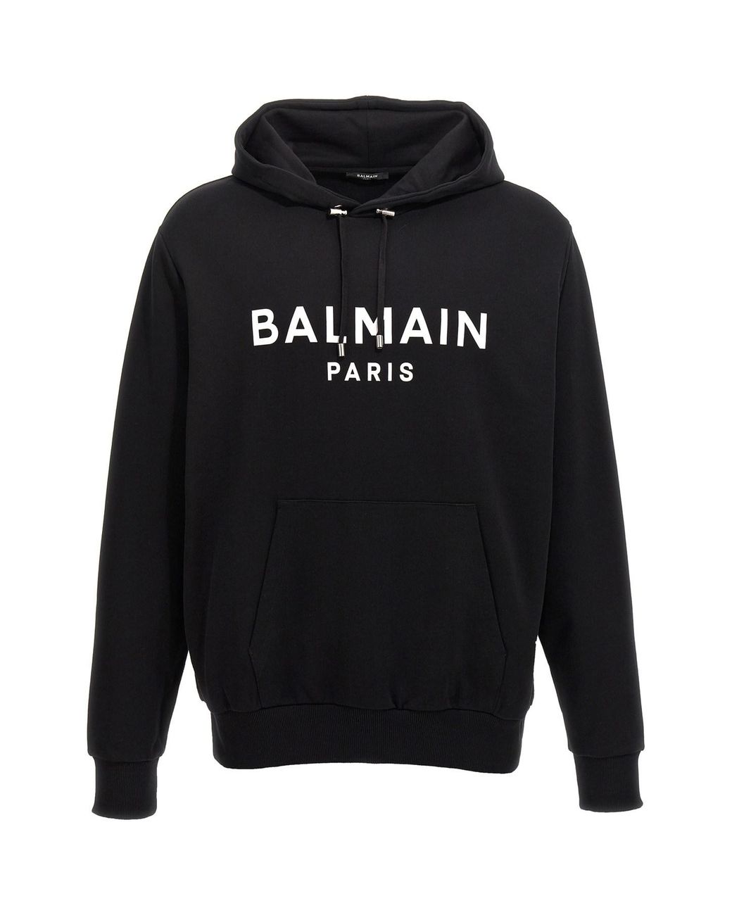Balmain Black Sweatshirt With Logo for men