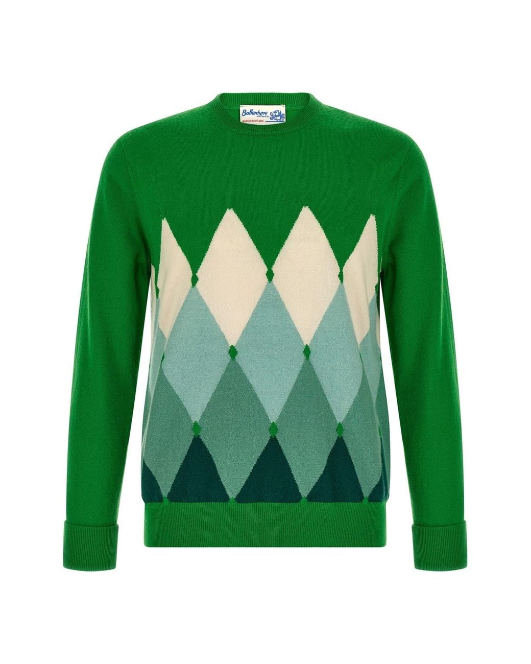 Ballantyne Green 'diamond' Sweater for men