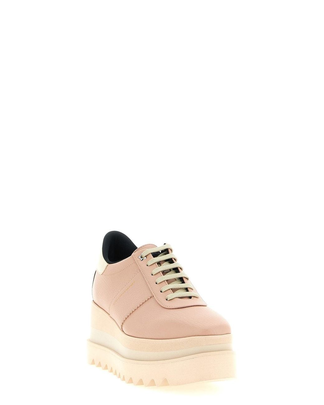 Stella McCartney Natural 'Sneak-Elyse' Platform Sneakers