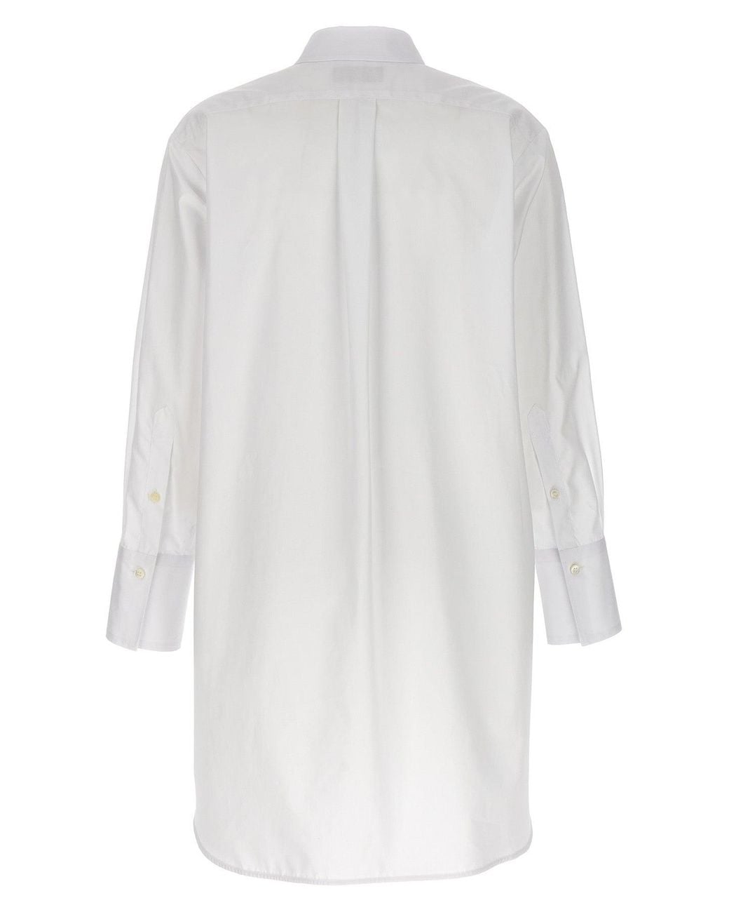 Alberto Biani White 'Long Plastron Tuxedo' Shirt