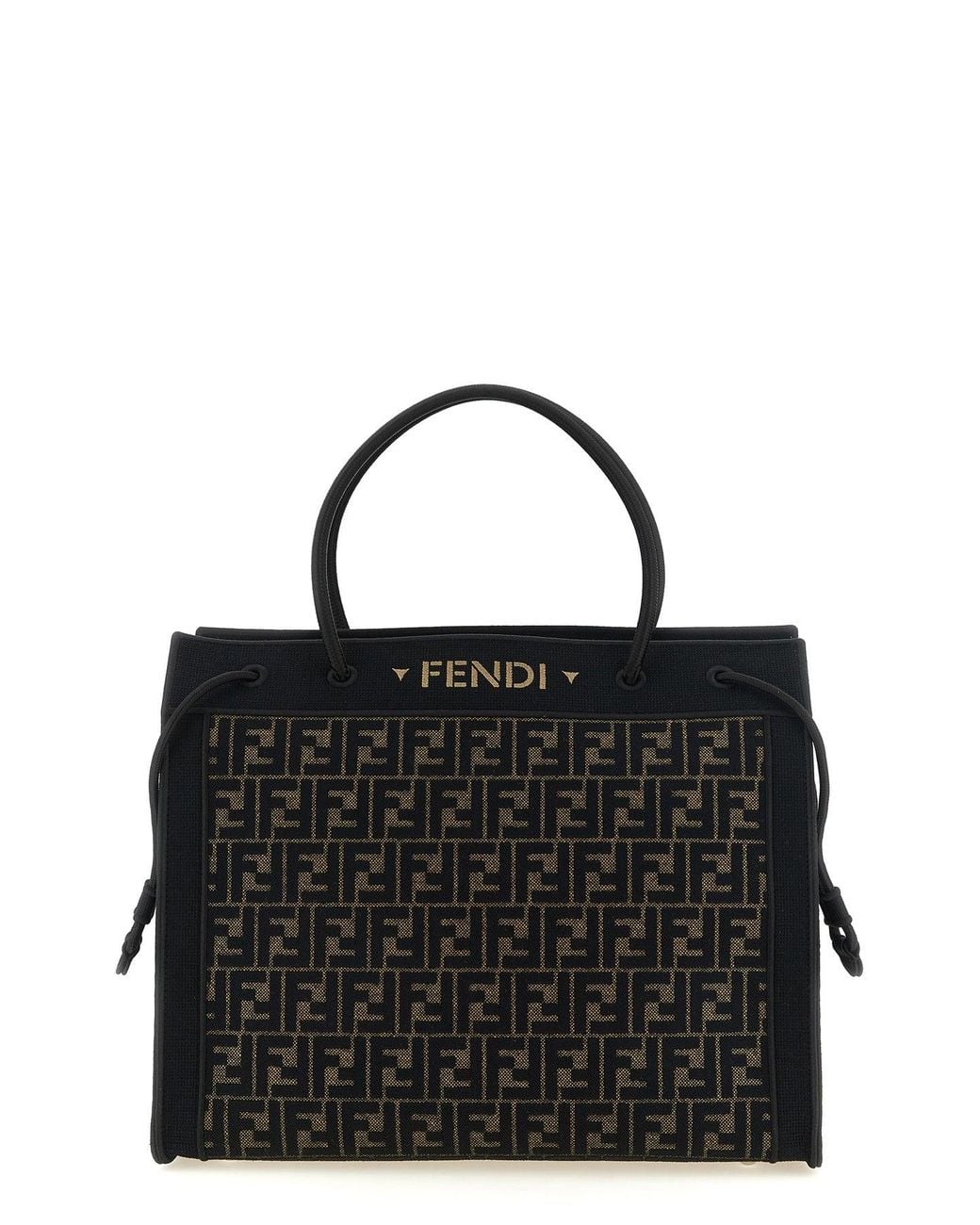 Fendi Black Large Magic Shopper Bag
