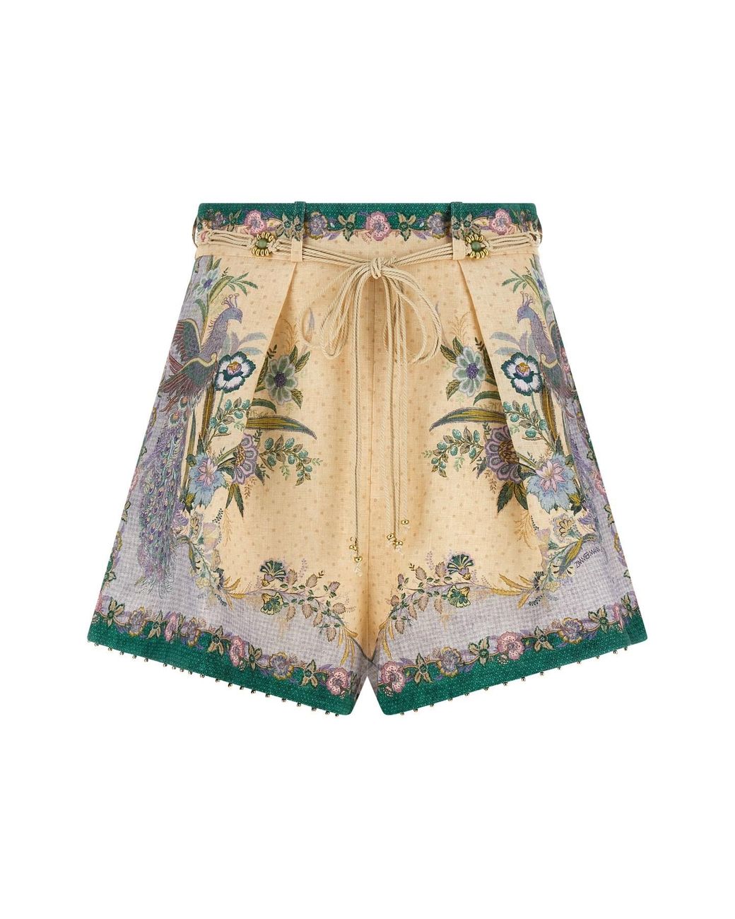 Zimmermann Natural 'indra' Shorts