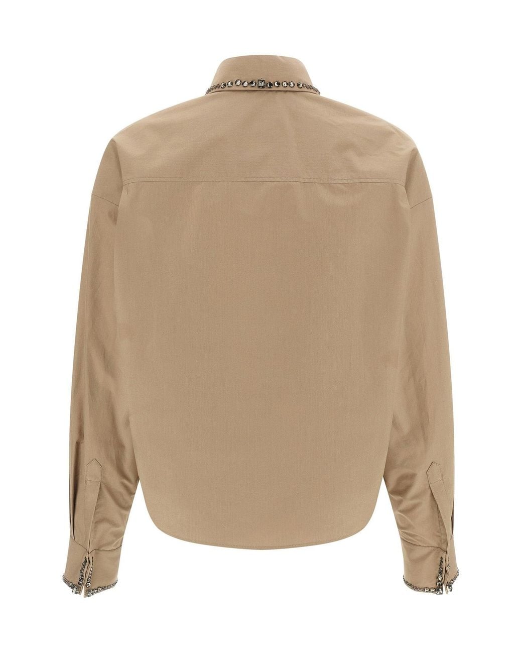 Fabiana Filippi Natural Cropped Shirt