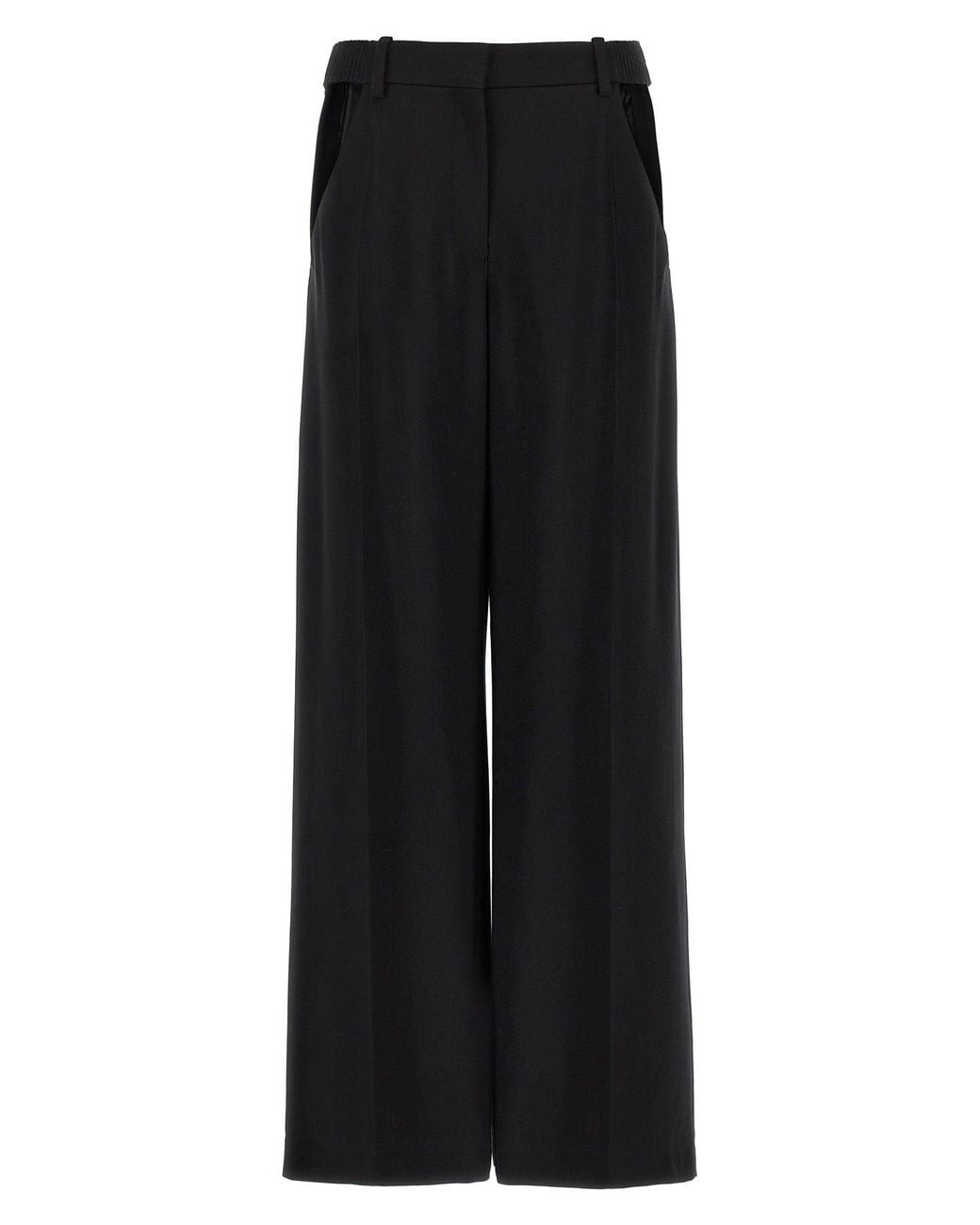 Mugler Black 'Cut-Out' Trousers