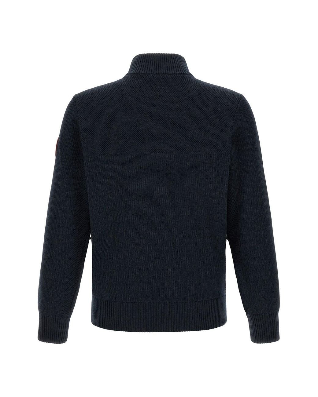 Canada Goose Blue Hybrid Jacket With Quilted Front for men