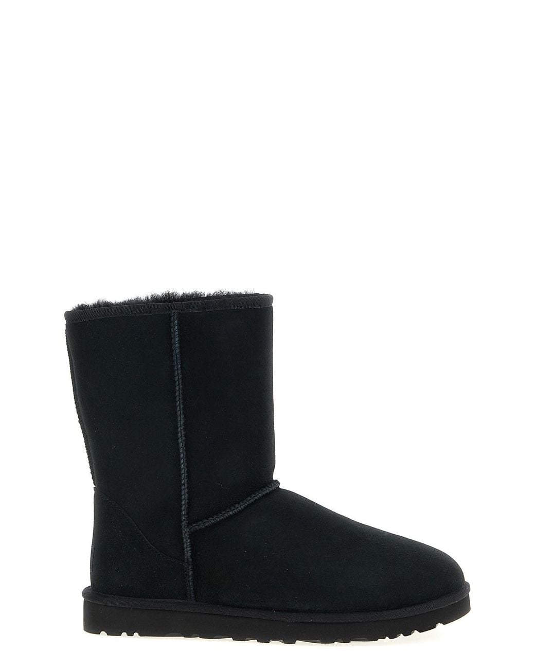 Ugg Black 'classic Short' Ankle Boots for men