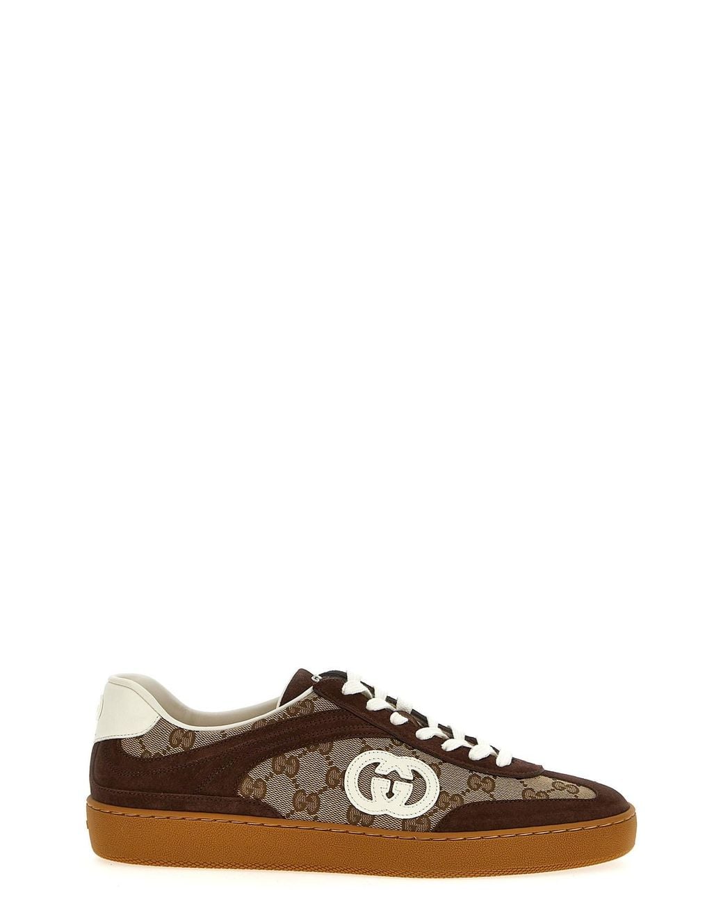 Gucci Gg Sneakers Mit Wildlederdetails in Brown für Herren