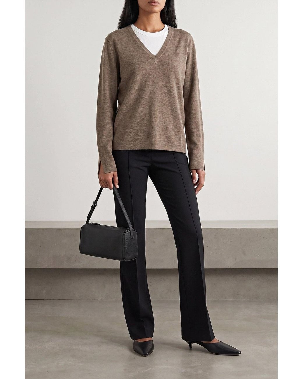 The Row Brown 'Poesis' Knit