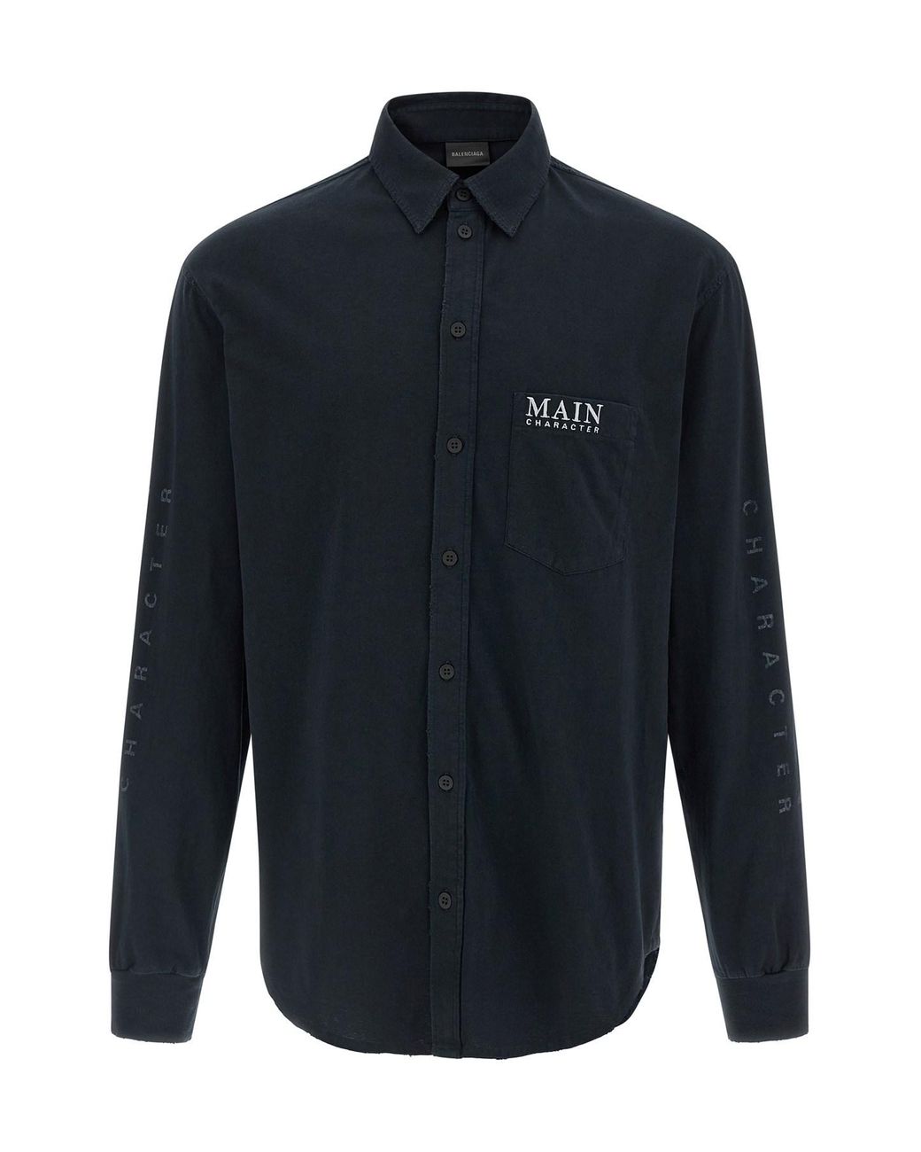 Balenciaga Blue Shirt T-shirt for men