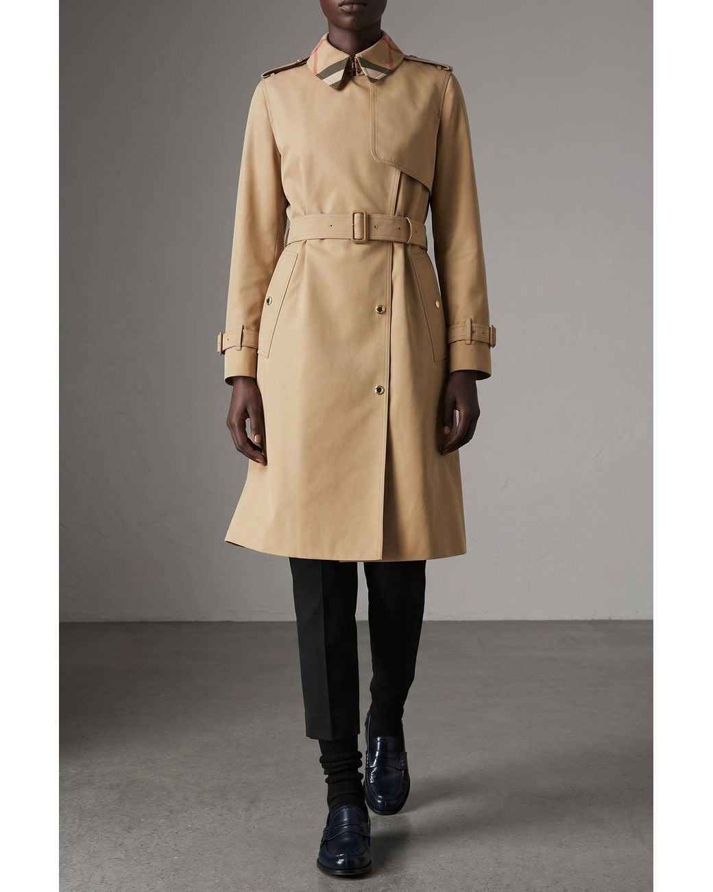 Burberry Natural Sandridge Trench Coat