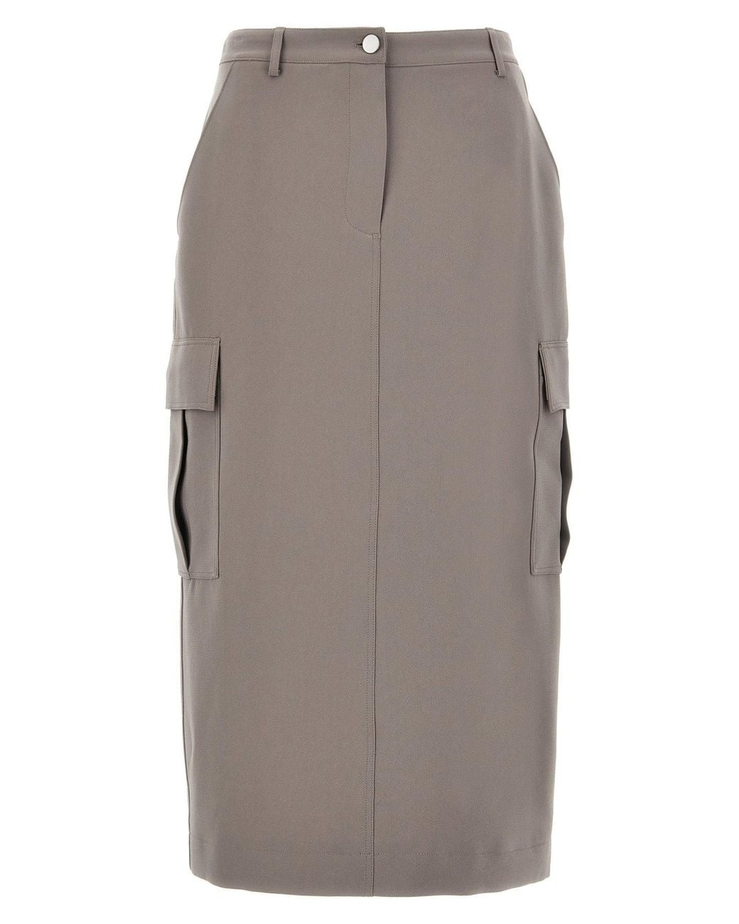 Theory Gray Skirt 'Relaxed Cargo'