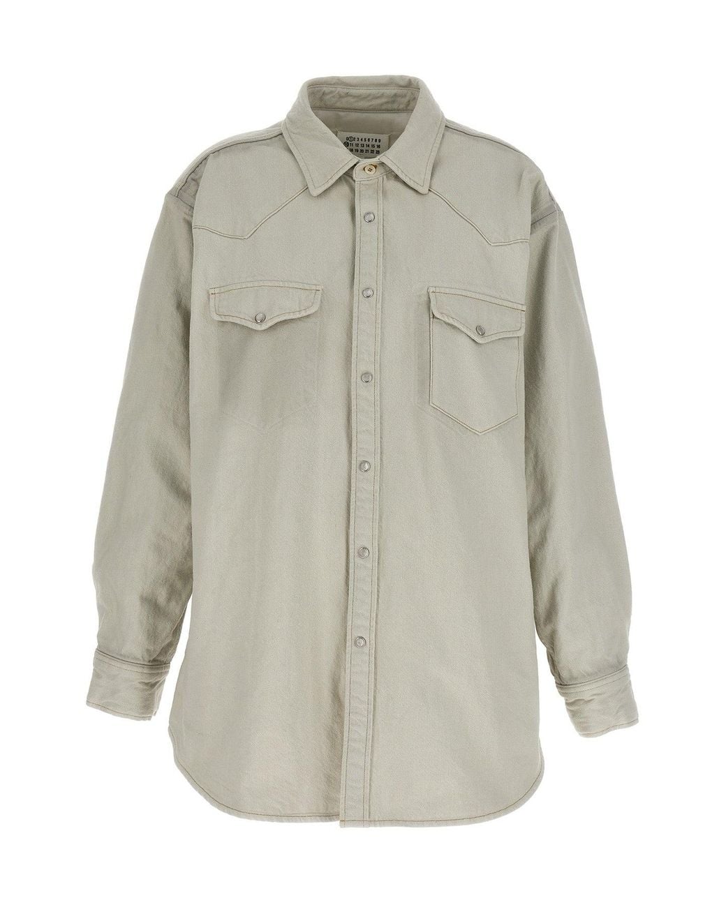 Maison Margiela Gray Overshirt 'Overshirt