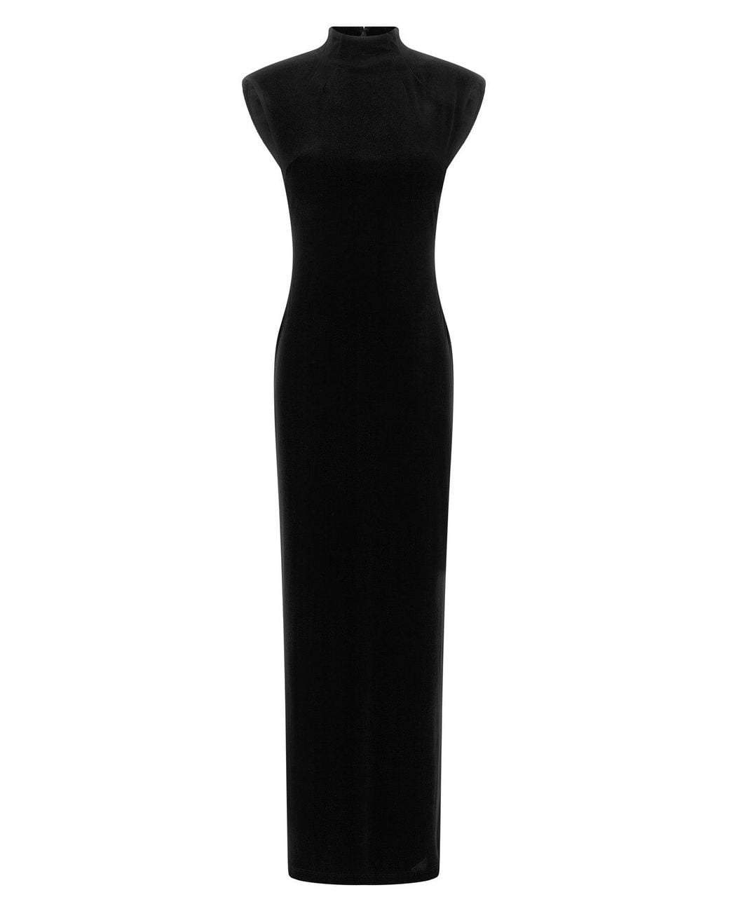 Ralph Lauren Black High-Neck Dress