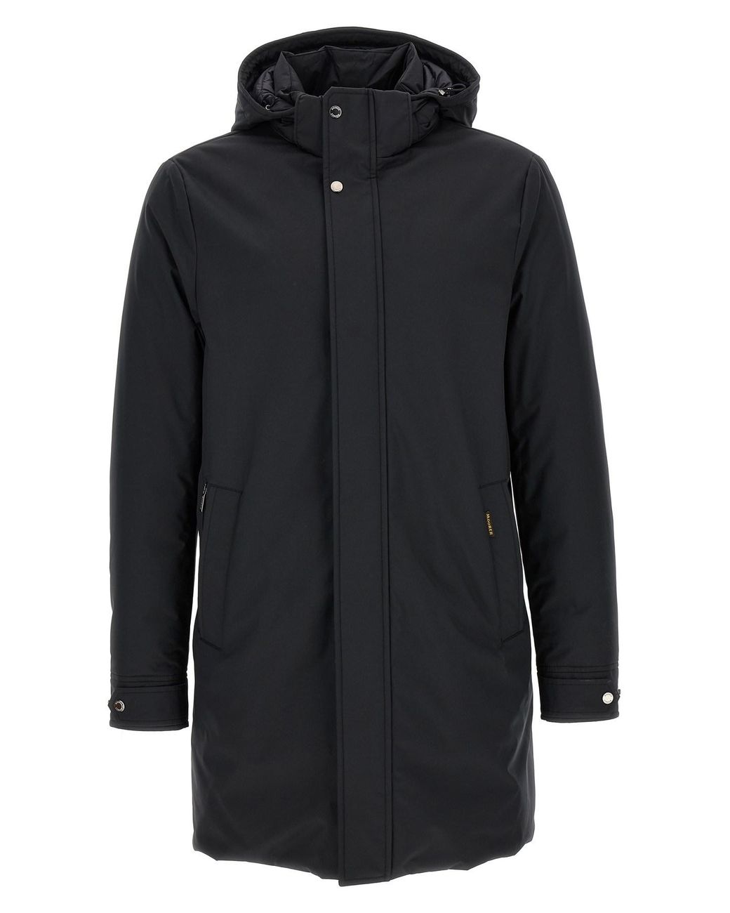 Moorer Black 'vermont' Padded Parka for men