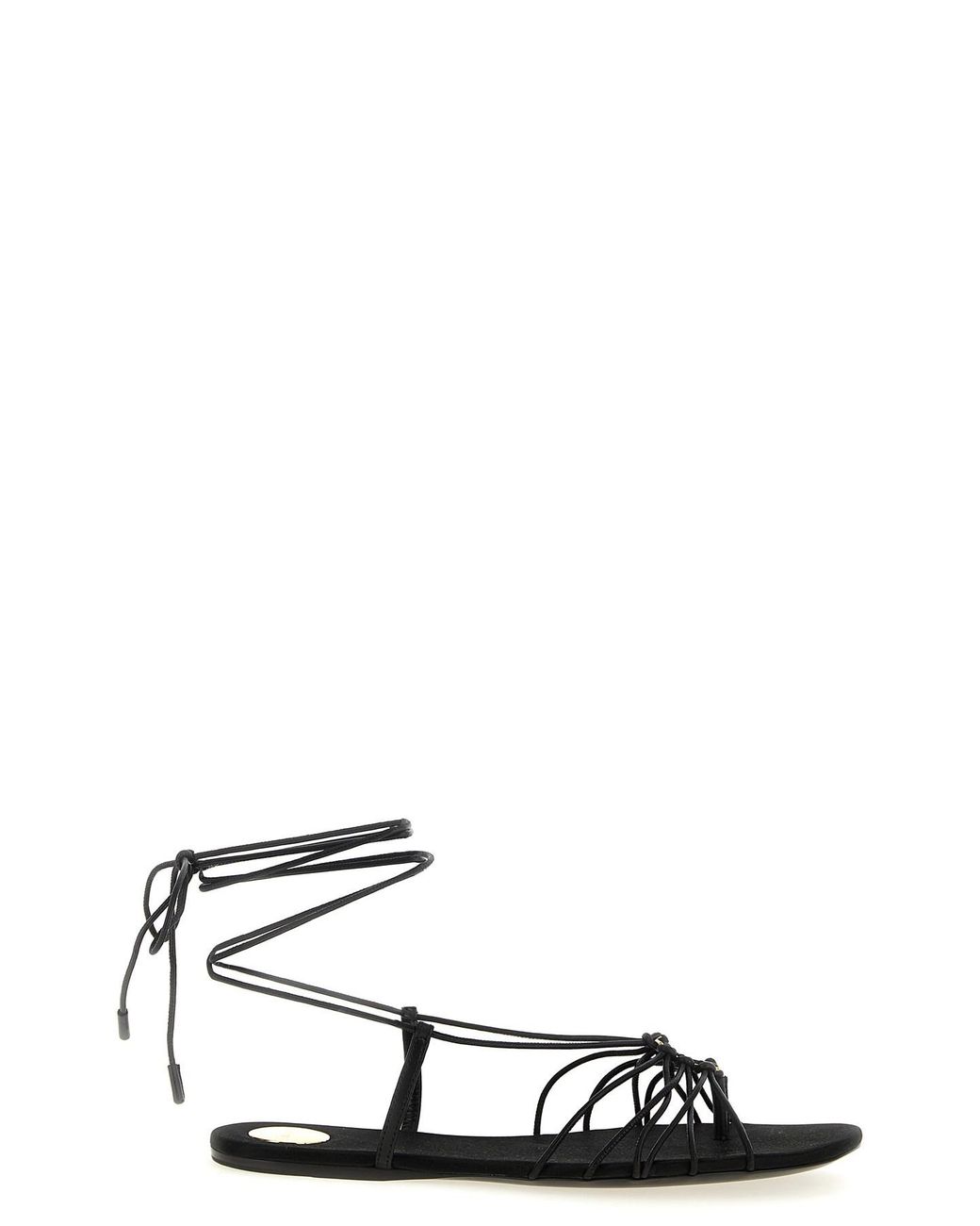Saint Laurent Black 'babylone' Sandals