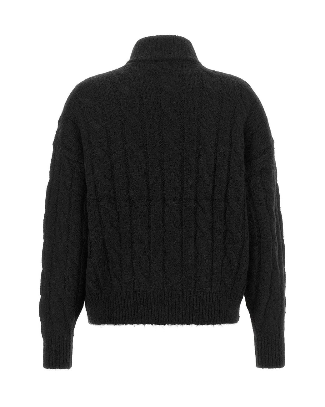 Ralph Lauren Black Embellished Logo Sweater