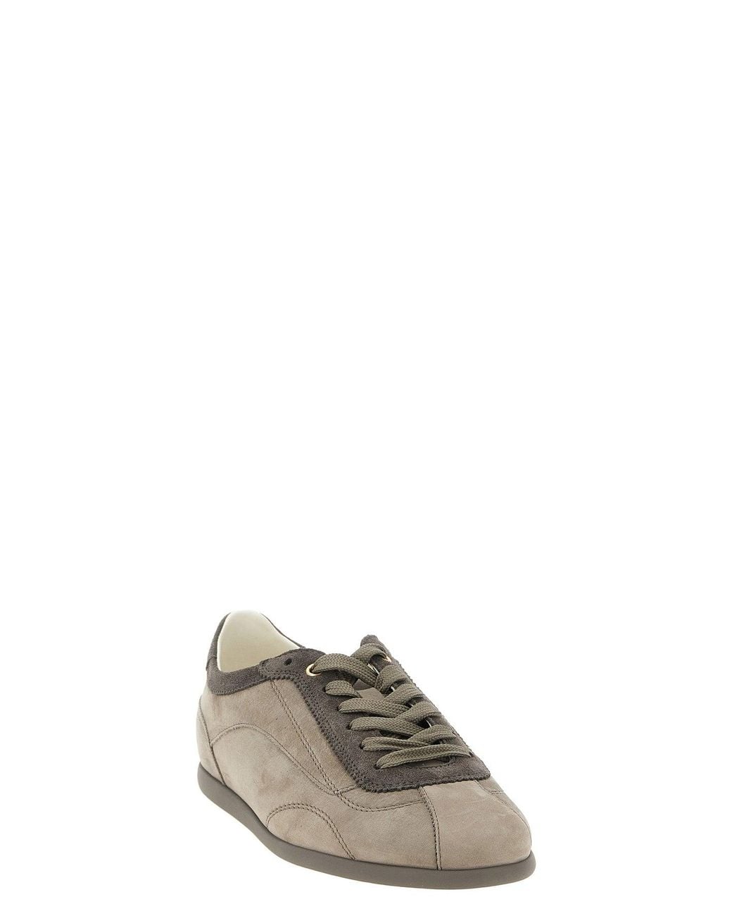 Brunello Cucinelli Gray Slim Sneakers for men