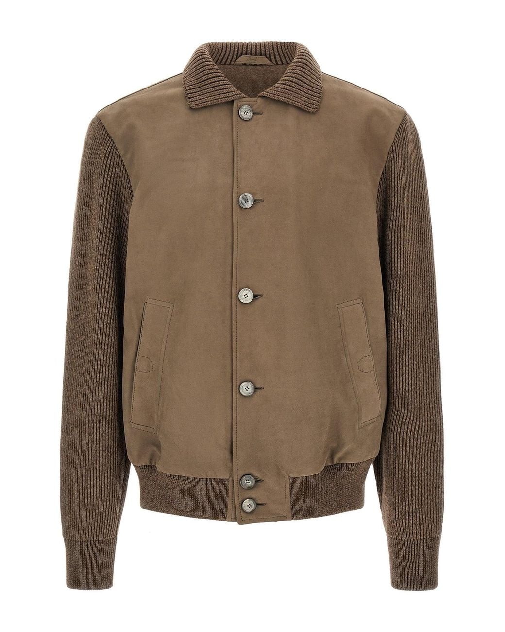 Brioni Brown Hybrid Jacket for men
