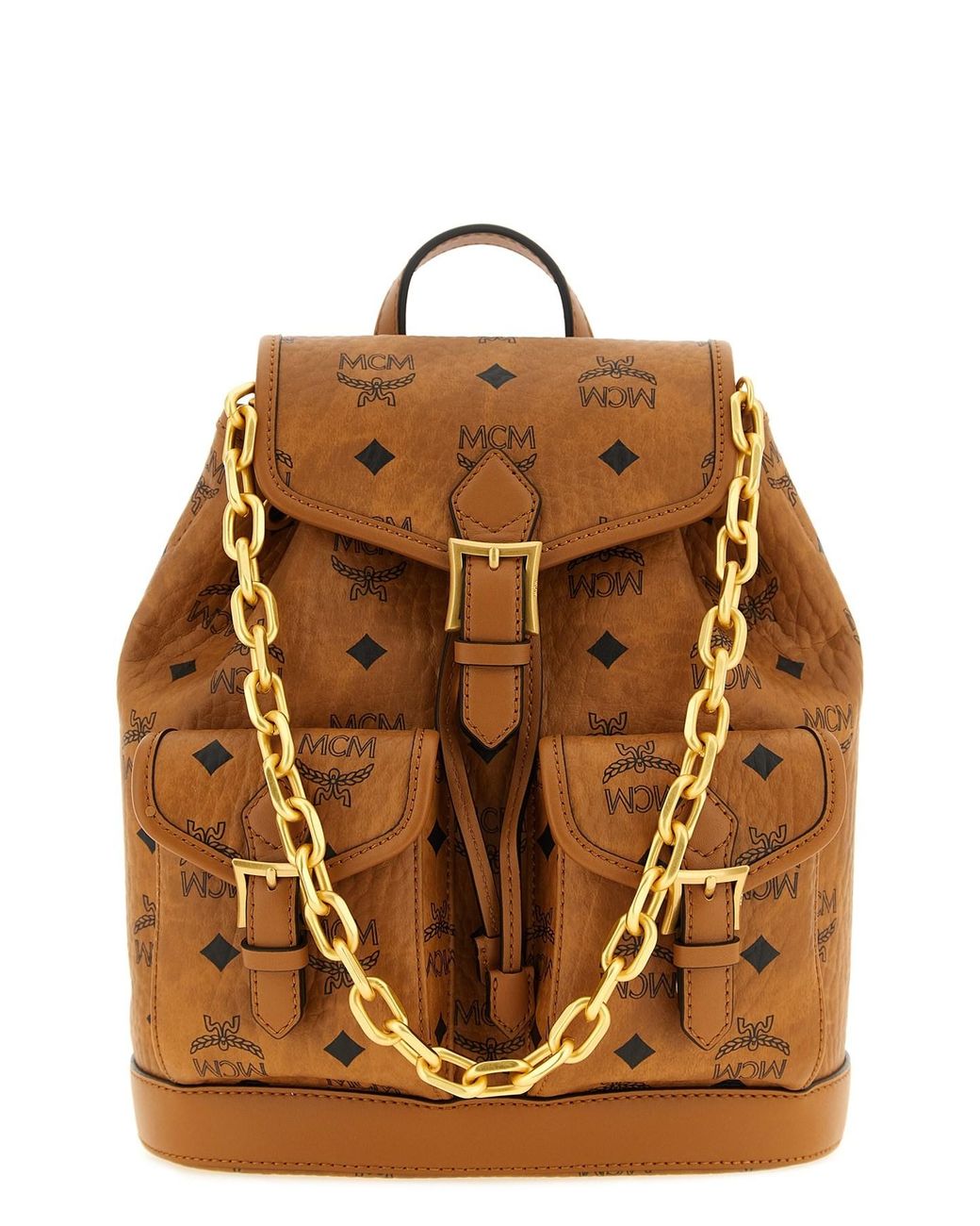 MCM Brown Mini-Rucksack "Aren"