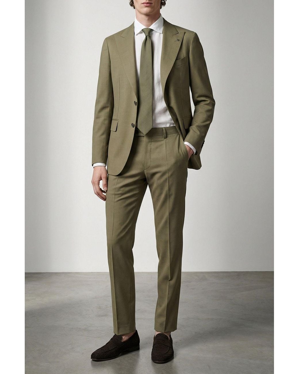 Auralee Natural Cotton Twill Tie for men