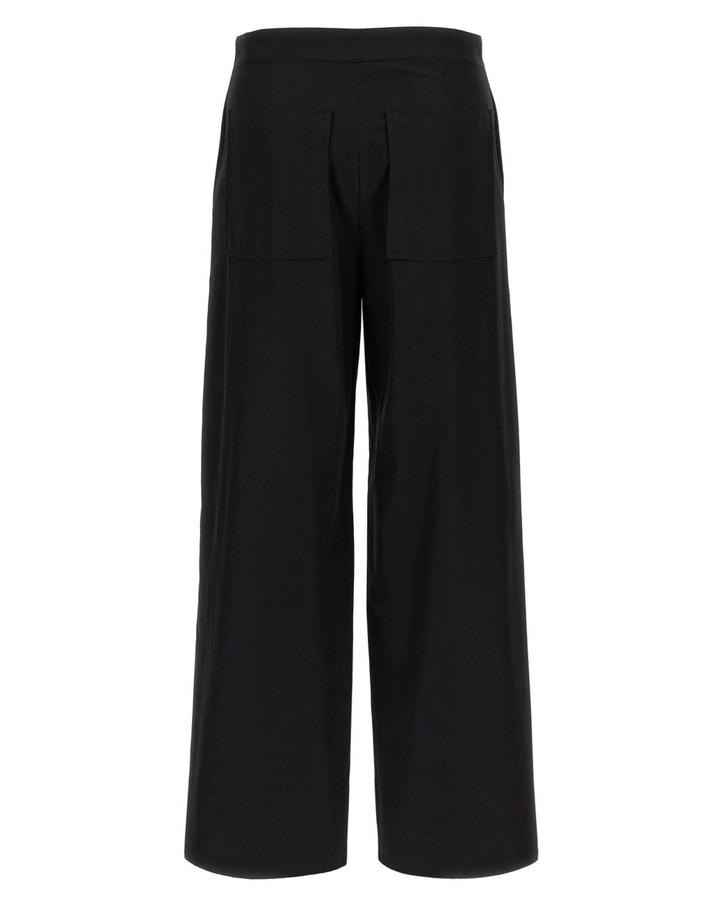 Totême Black Trousers 'Twisted Seam'