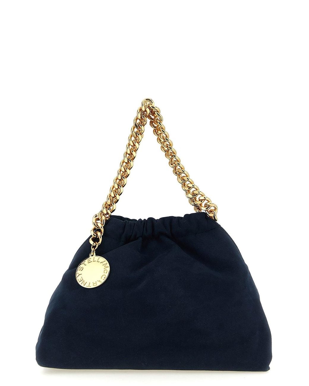 Stella McCartney Blue Crossbody Bag With-Tone Chain Detail