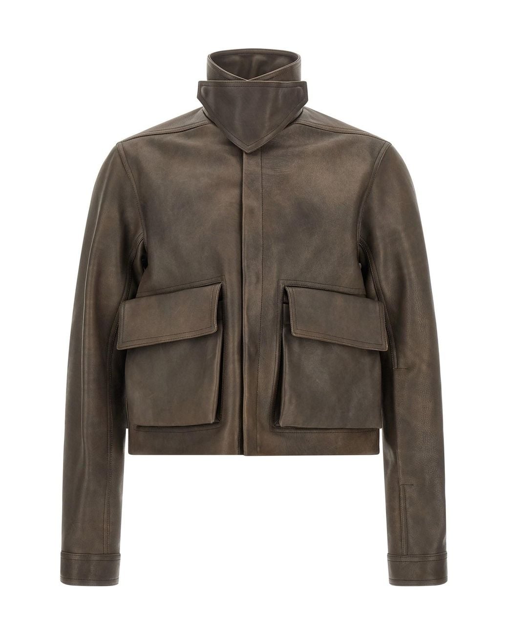 Rick Owens Brown 'tower Alice' Jacket for men