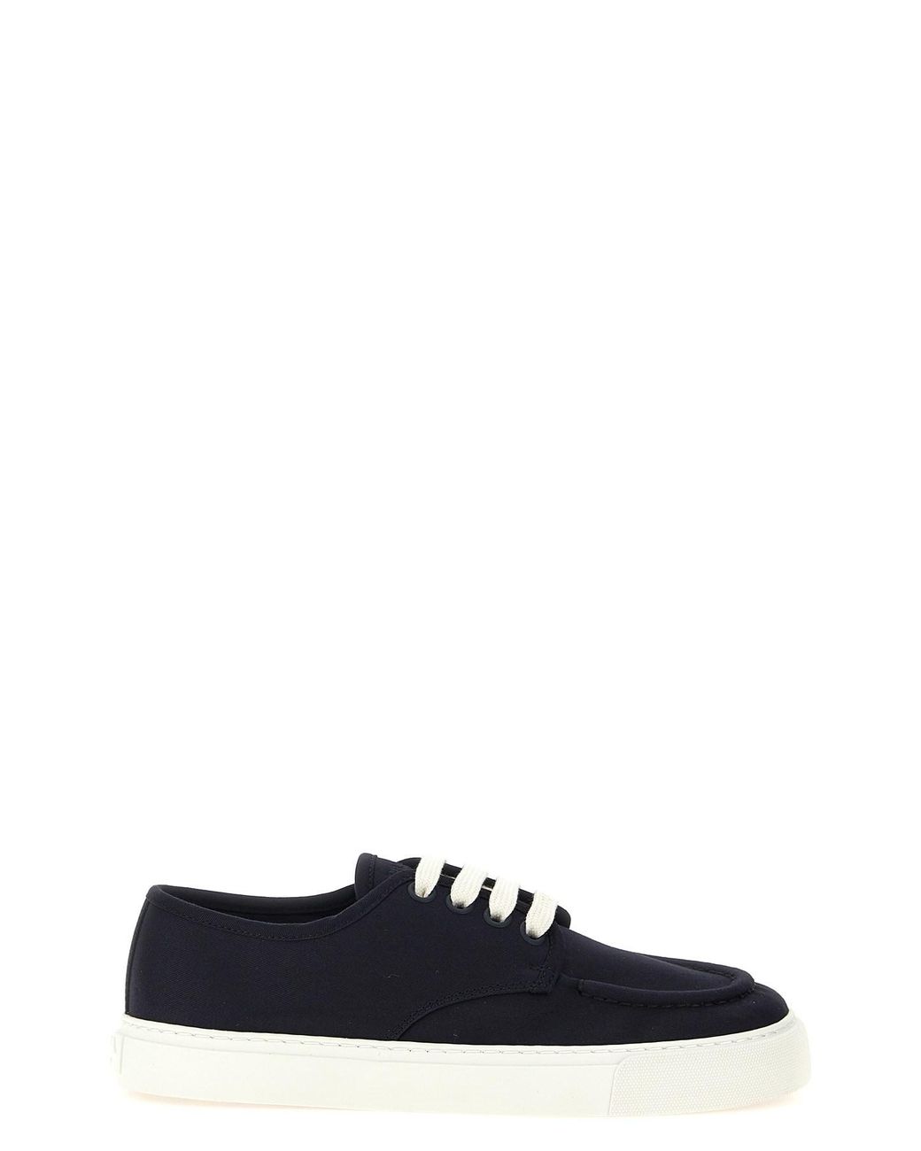 Prada Black Cotton Sneakers for men