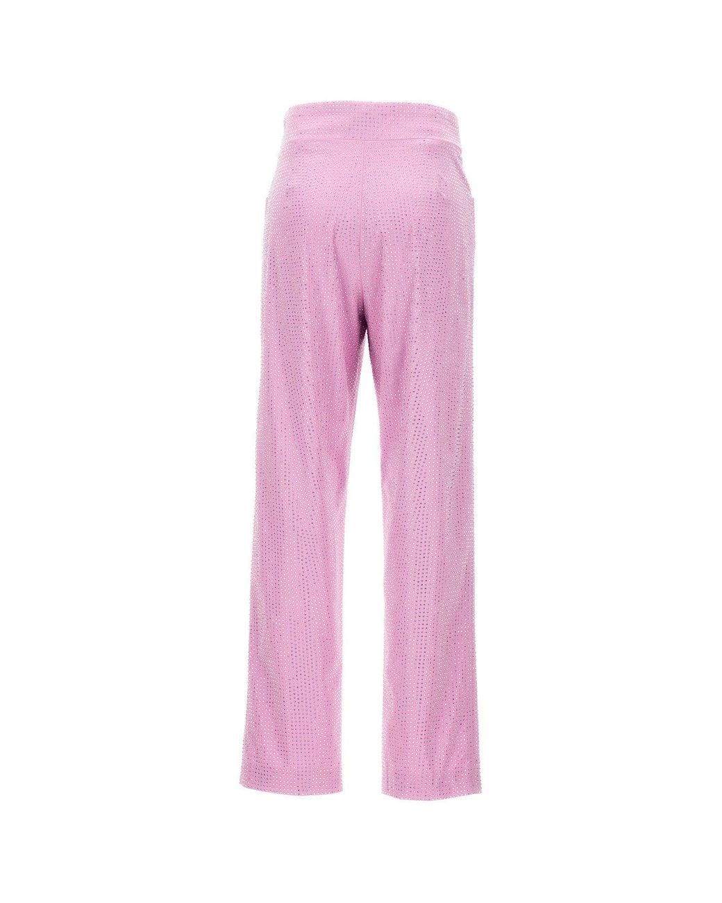 GIUSEPPE DI MORABITO Pink 'All-Over Crystal' Pants