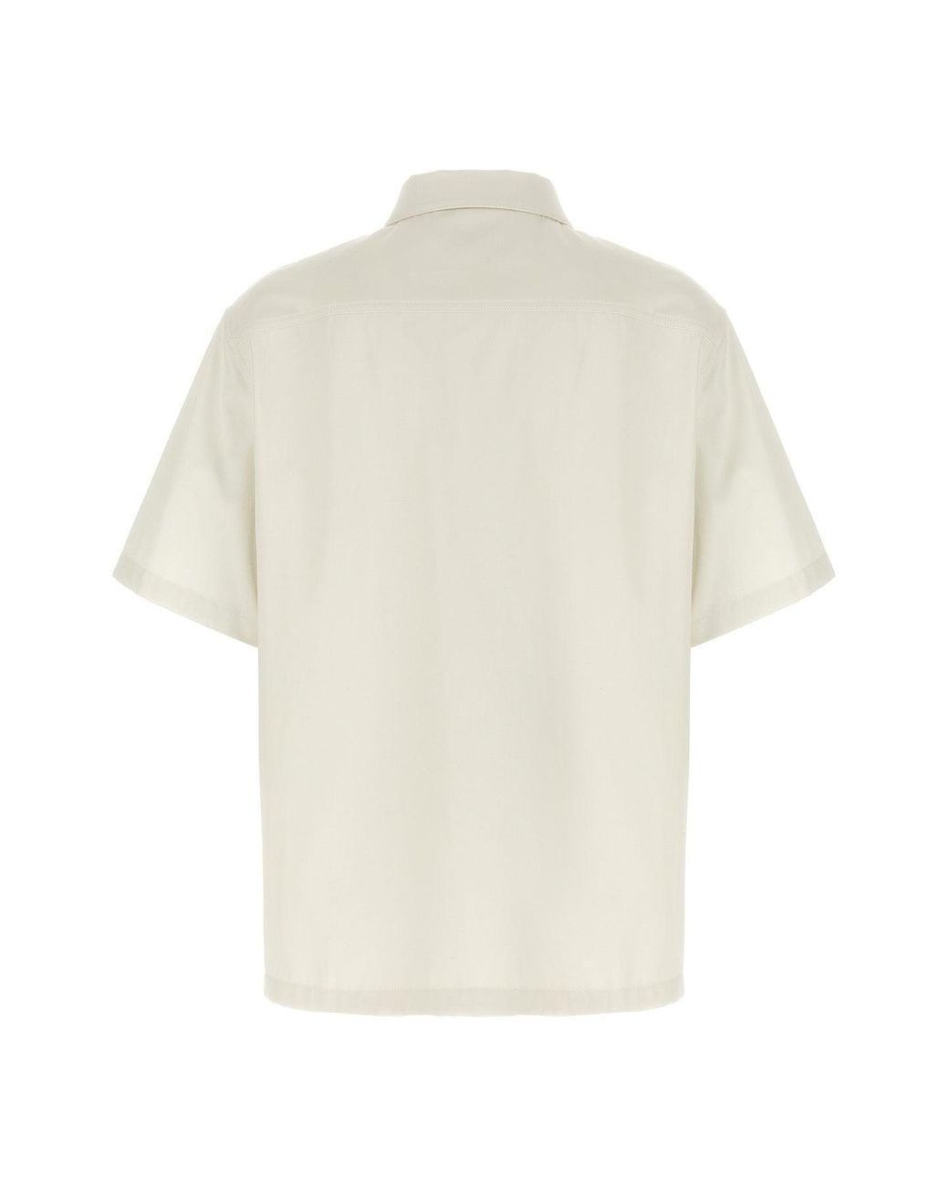 Givenchy White 'Logo Embroidery' Shirt for men