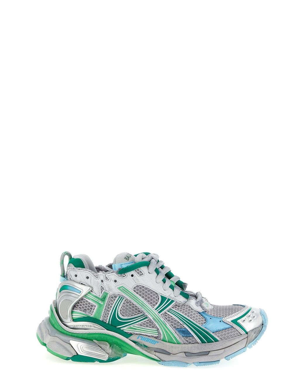 Balenciaga Green 'Runner' Sneaker for men