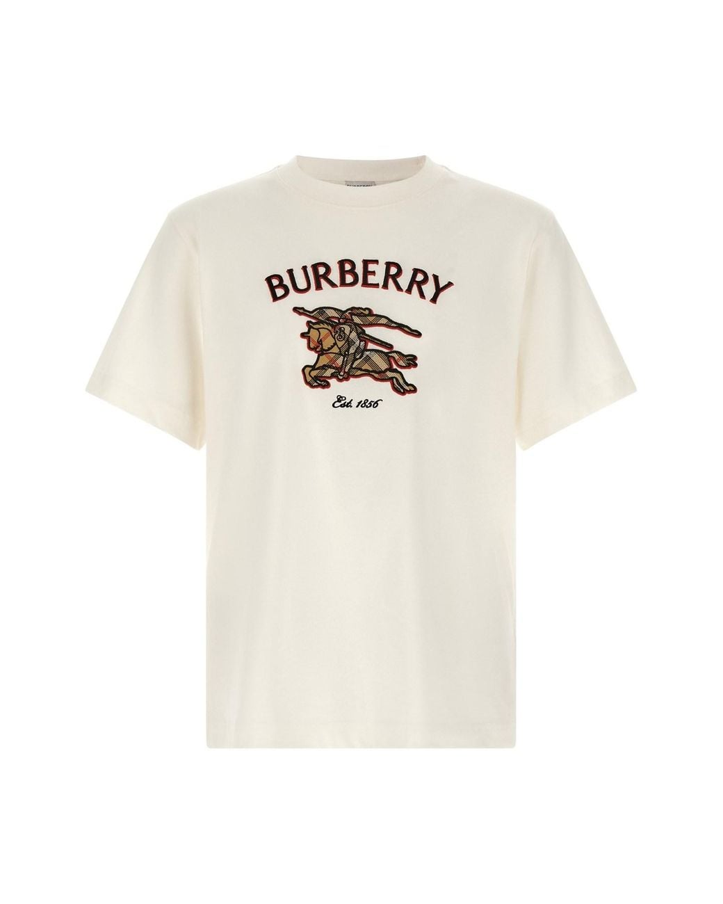 Burberry White 'ryan' T-shirt for men