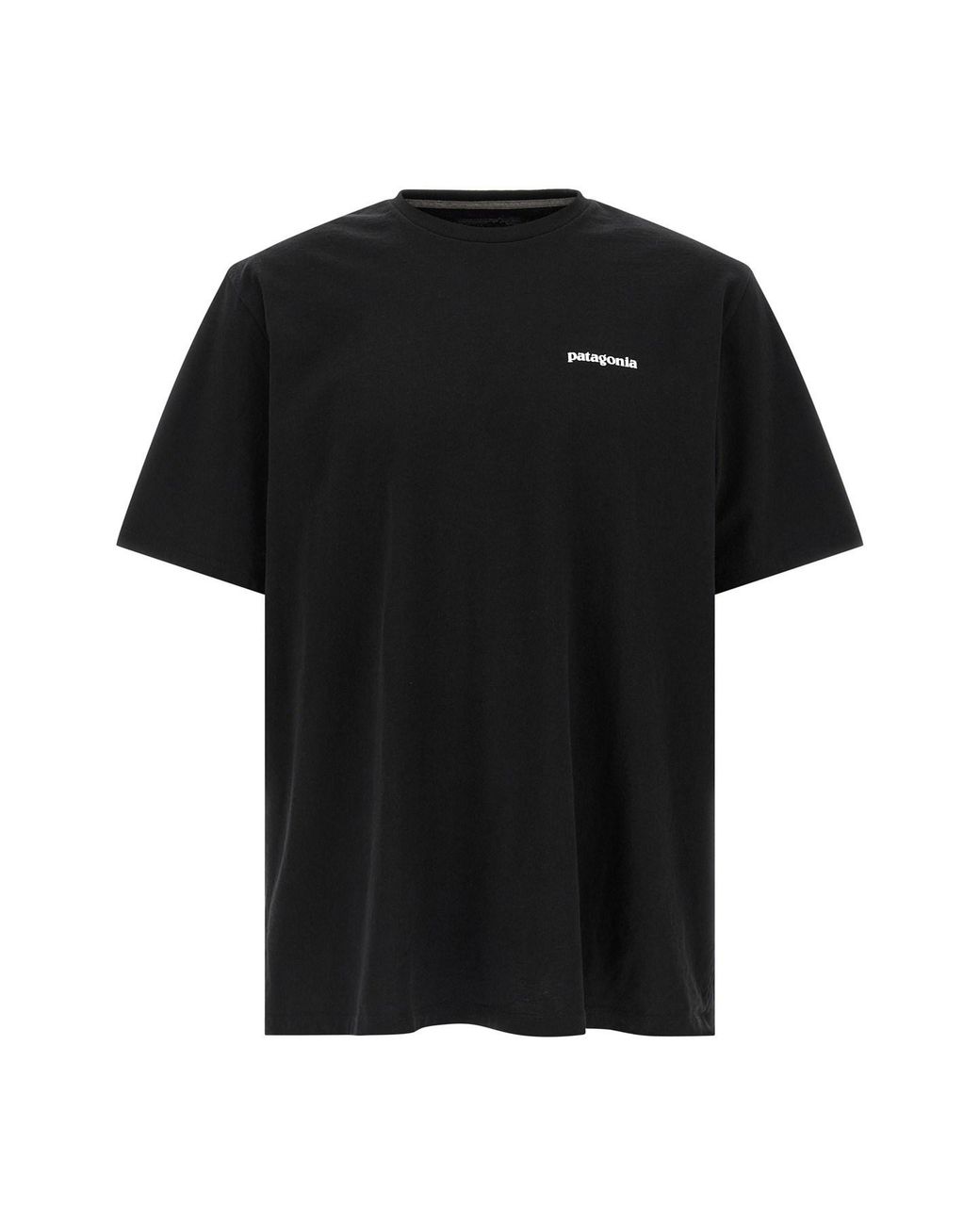 Patagonia Black 'p-6 Logo Responsibili-tee®' T-shirt for men