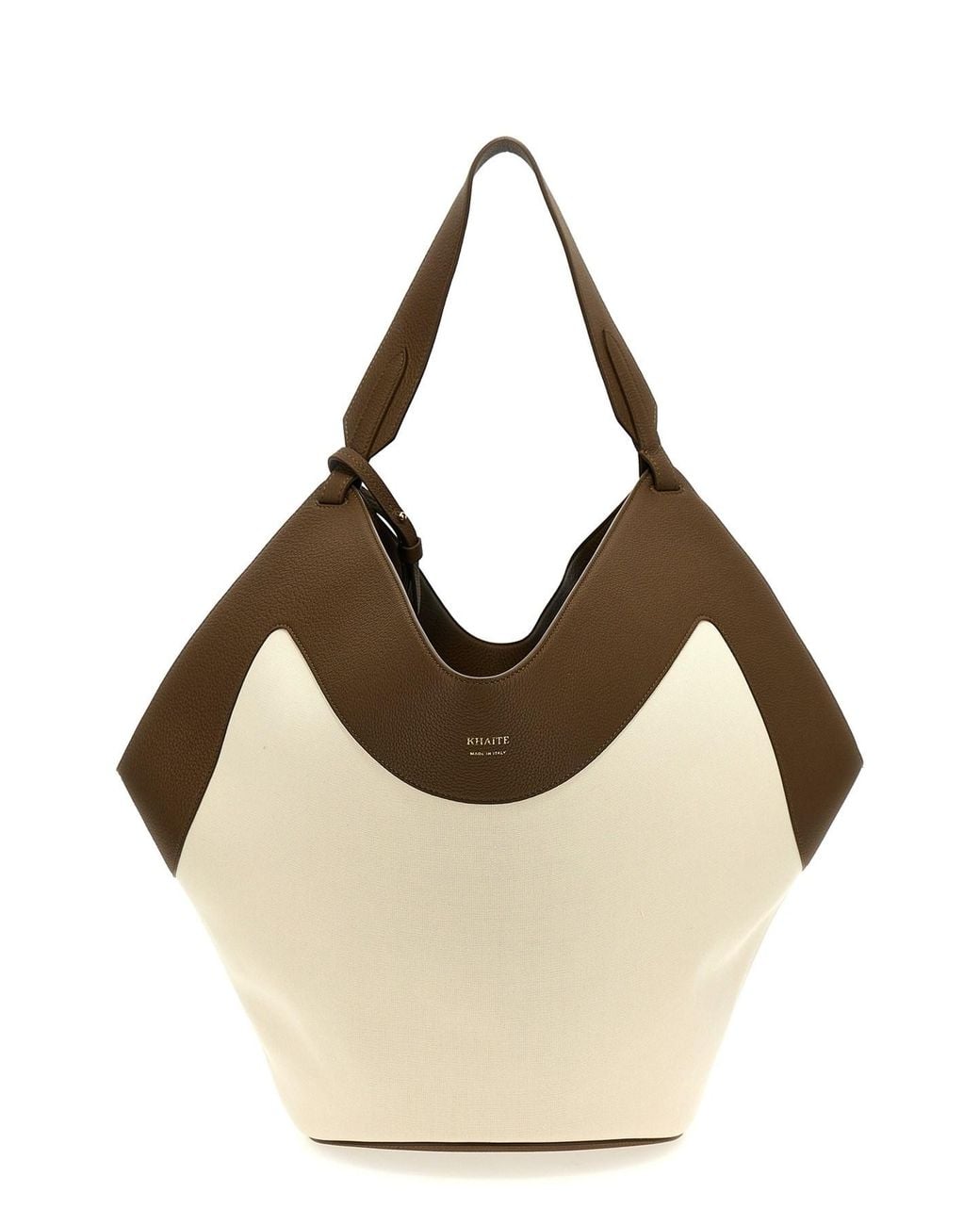 Khaite Natural 'Medium Lotus Tote' Shopping Bag